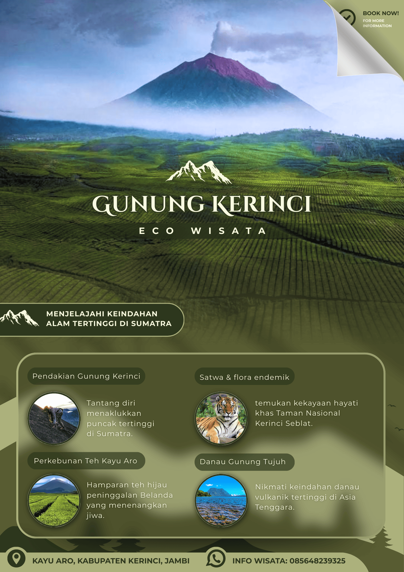 Paket Eco Wisata Gunung Kerinci - Menjelajahi Puncak Tertinggi Sumatera